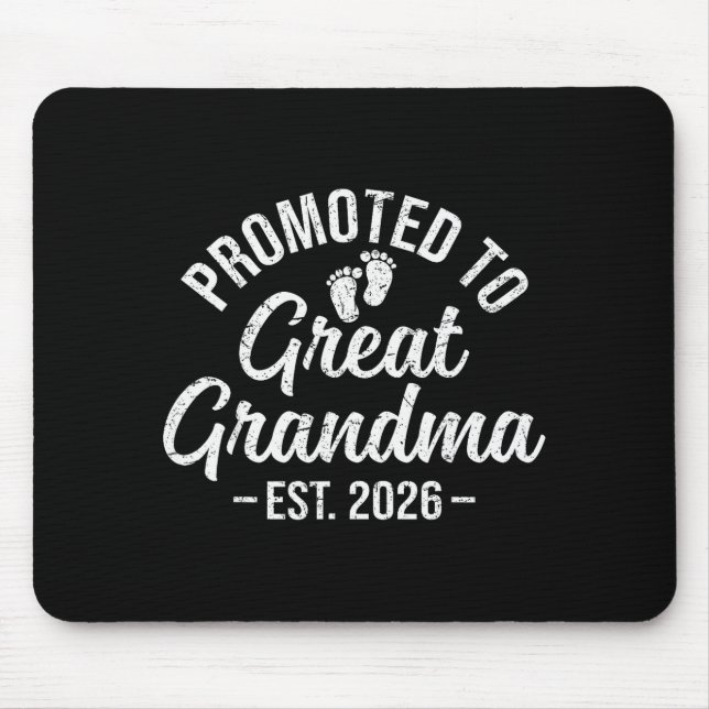 Promoted To Great Grandma Est 2026 First Time New  Musmatta (Framsidan)