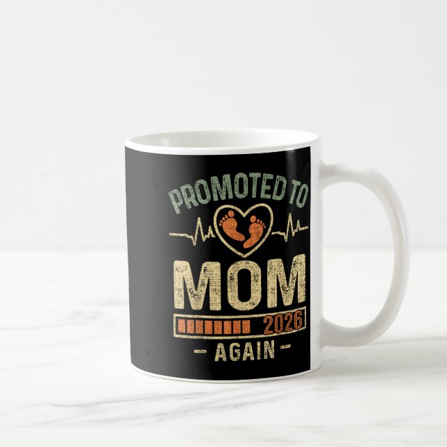 Promoted To Mom Again 2026 Expecting Baby Soon To  Kaffemugg (Höger)