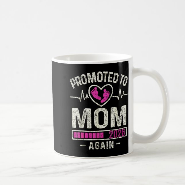 Promoted To Mom Again 2026 Expecting Baby Soon To  Kaffemugg (Höger)