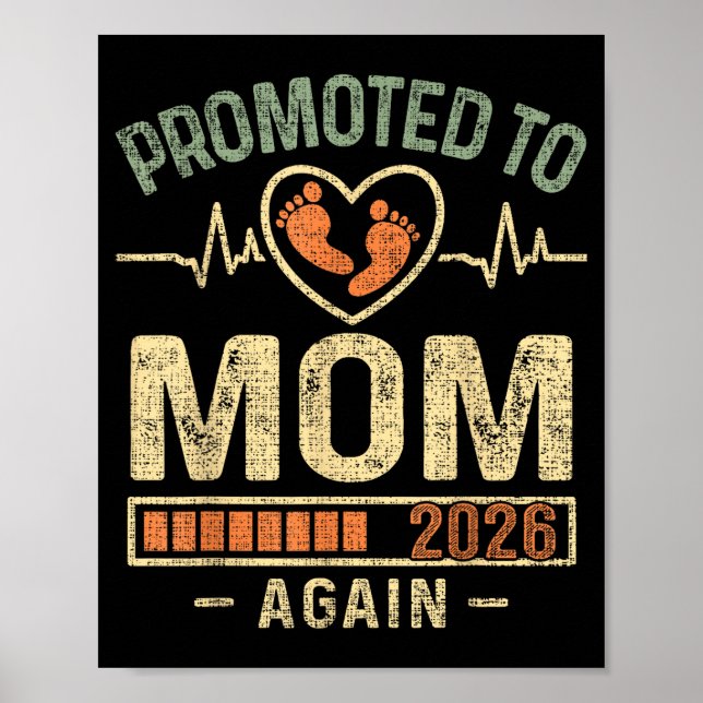 Promoted To Mom Again 2026 Expecting Baby Soon To  Poster (Framsidan)