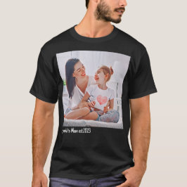 promoted to Mom est.2023 Photo art T Shirt