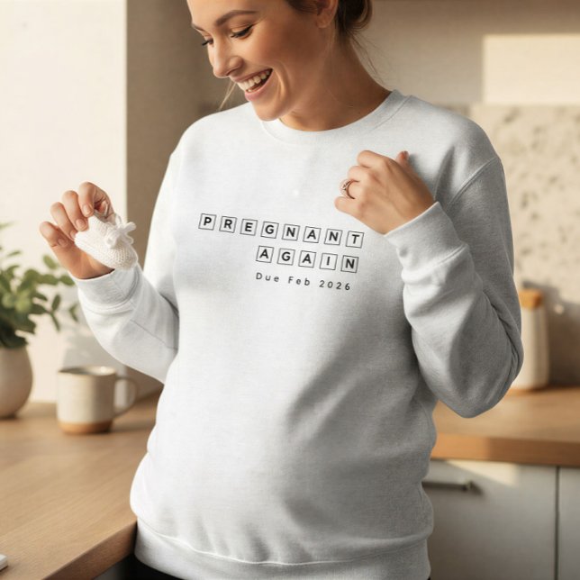 Promoted to Mommy of Two | Mom Sweatshirt  T Shirt (Skapare uppladdad)