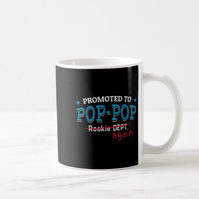 Promoted To P-p Again Shirt. Grandpa P P Funny  Kaffemugg (Höger)