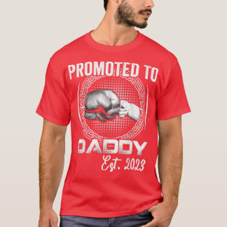Promoted to Soon Est 2023 Funny Pregnancy Announce T Shirt