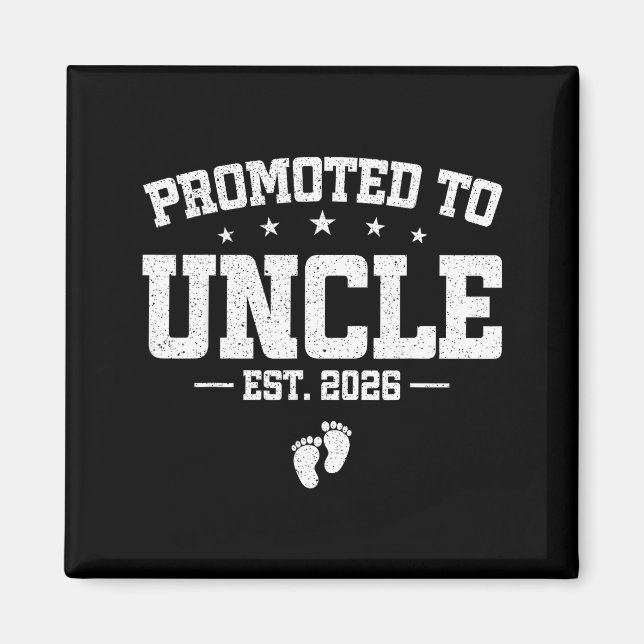 Promoted To Uncle 2026 Soon To Be Uncle Fathers Da Magnet (Framsidan)