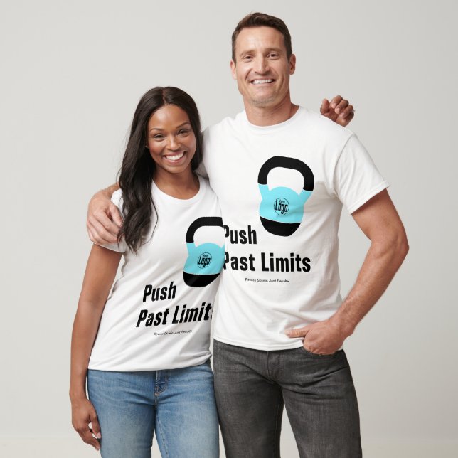 Promotional Athlete Kettlebell Push Past Limits T Shirt (Unisex)