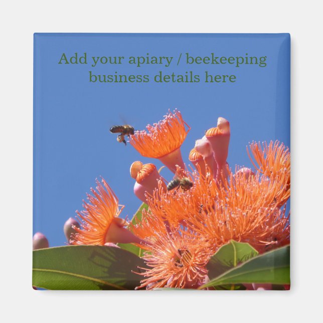 PROMOTIONAL FRIDGE MAGNET FOR APIARIST BEEKEEPER (Framsidan)
