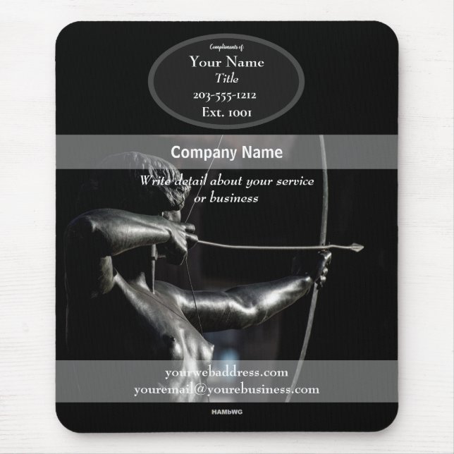 Promotional Mousepad Archer-HAMbyWG Mouse Pad Musmatta (Framsidan)