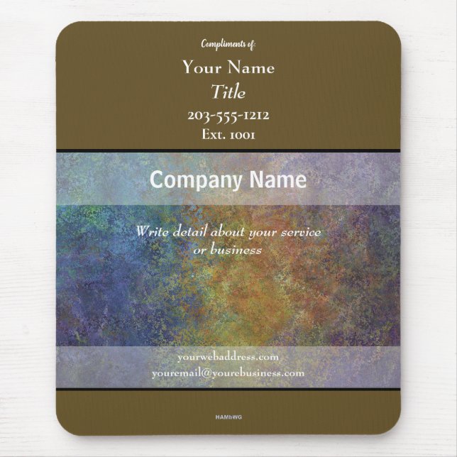 Promotional Mousepad Bronze - HAMbyWG Musmatta (Framsidan)