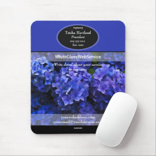 Promotional Mousepad Lila Hydrangea - HAMbyWG Musmatta