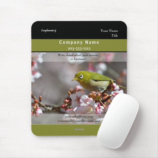 Promotional Mousepad Parrot - HAMbyWG Musmatta (Med mus)