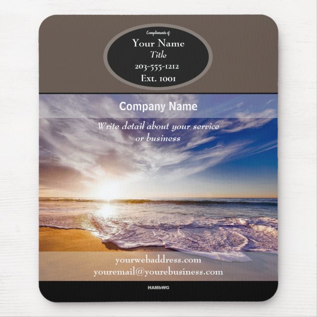Promotional Mousepad Shore - HAMbyWG Musmatta (Framsidan)