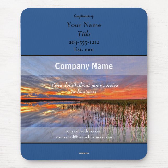 Promotional Mousepad Sjö - HAMbyWG Musmatta (Framsidan)