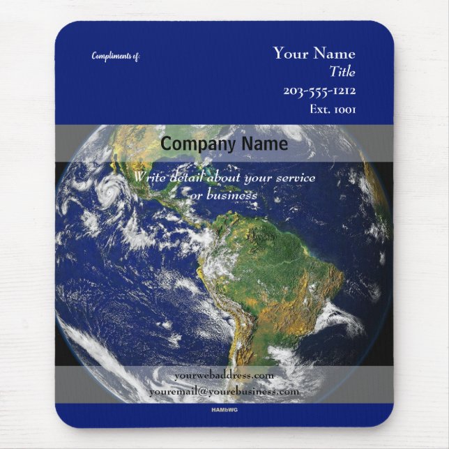 Promotional Mousepad World Image - HAMbyWG Musmatta (Framsidan)