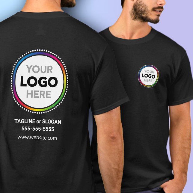 Promotional T-Shirt with Front and Back Logo (Skapare uppladdad)