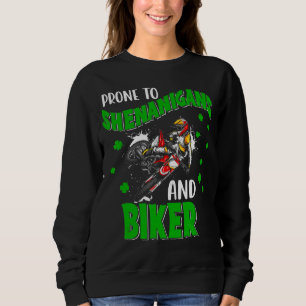 Pron mot fjanigans och Biker Funny St Patrick's T Shirt