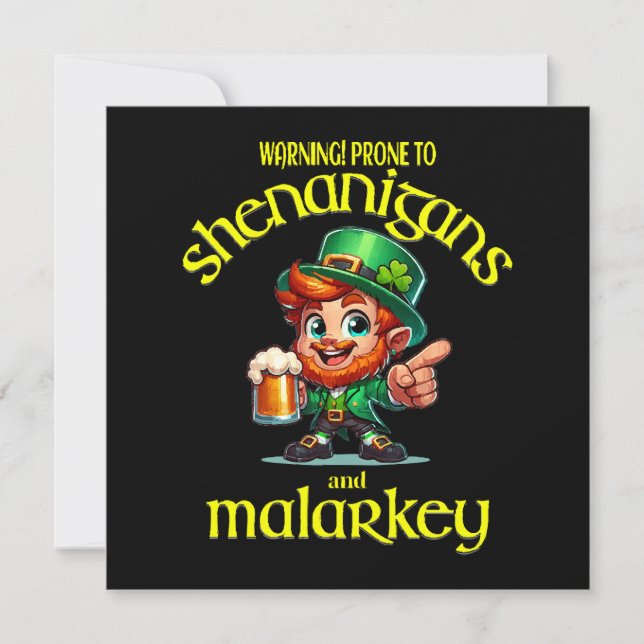 Prone till shenanigans (Framsida)