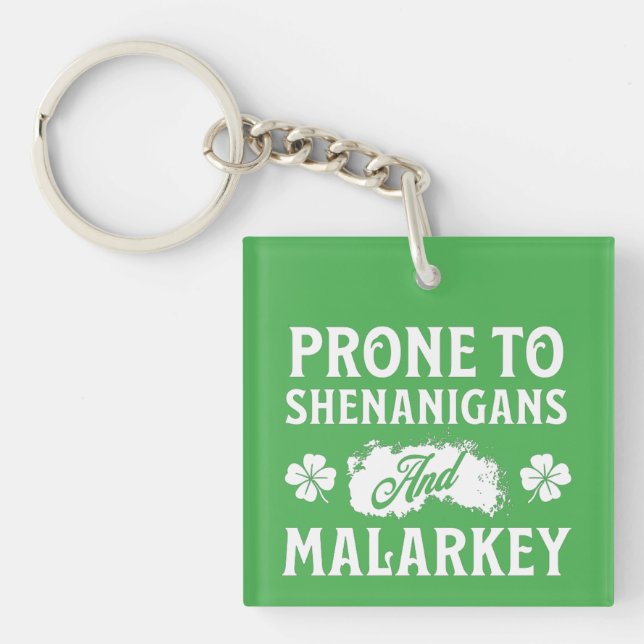 Prone till Shenanigans och Malarkey St patrick's d (Framsidan)