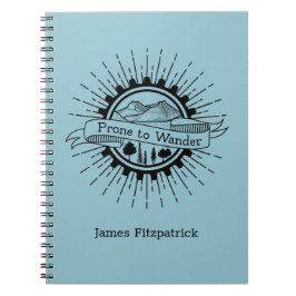 Prone till Wander Travel Journal Anteckningsbok