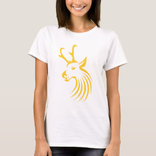 Pronghorn antilop i Swishteckningstil Tee Shirt