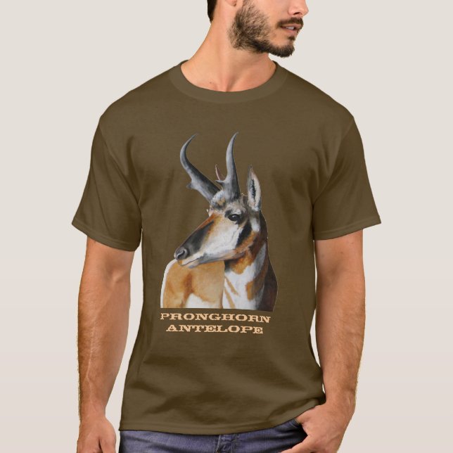Pronghorn antilopT-tröja T-shirt (Framsida)