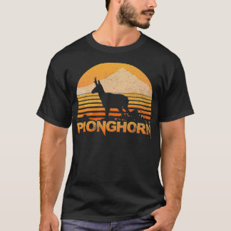 PRONGHORN FUNNY, Vintage Retro Pullover T Shirt