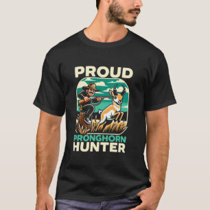 Pronghorn Hunter Animal Hunt Rifle Antelope Huntin T Shirt