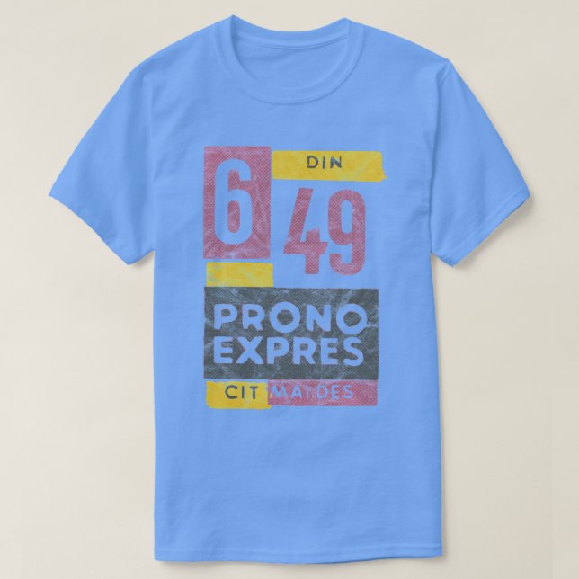 Prono expanderar rumänska Matchbox-texttypografi G T Shirt (Design framsida)