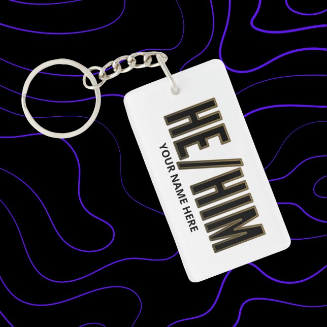 Pronouns Han Svart och Guld (Skapare uppladdad)