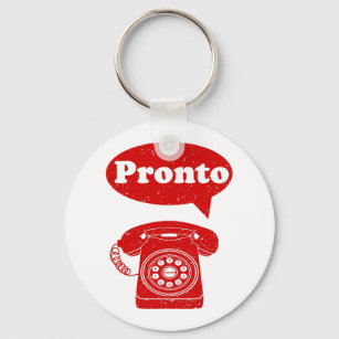 Pronto Italienskt telefonnummer Nyckelring