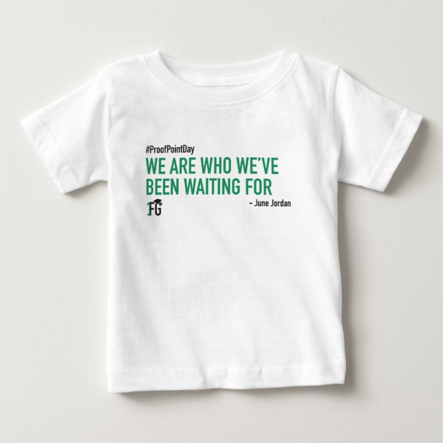 #ProofPointDay Juni för babybraJersey utslagsplats Tee (Framsida)