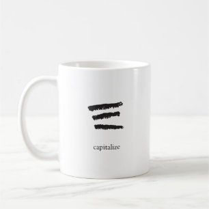 proofreaders markerar muggen -- kapitalisera kaffemugg