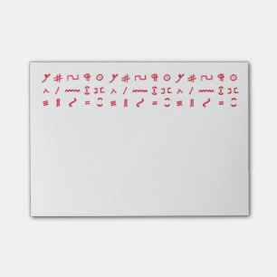 Proofreader'sen markerar Posta-honom noterar Post-it Block
