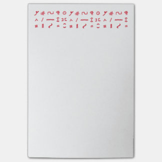 Proofreader'sen markerar Posta-honom noterar Post-it Block