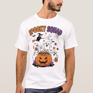 Prooky-vektorbilder för Halloween poster flygare T Shirt