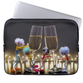 Proostende Fubby's die wat te vieren hebben. Laptop Fodral