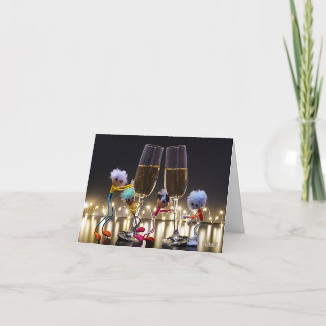 Proostende Fubby's die wat te vieren hebben. Tack Kort (Framsida)