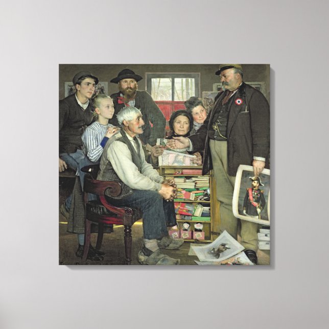 Propaganda, 1889 canvastryck (Framsida)