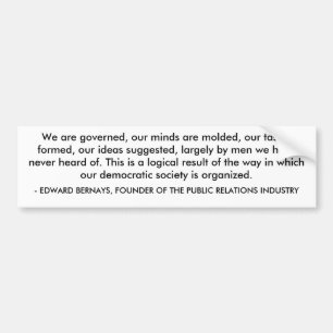 Propaganda - Edward Bernays Bildekal