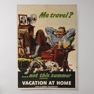 Propaganda för vintage WW2 Poster