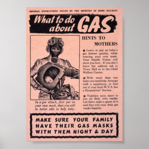 Propaganda för vintage WW2 Poster
