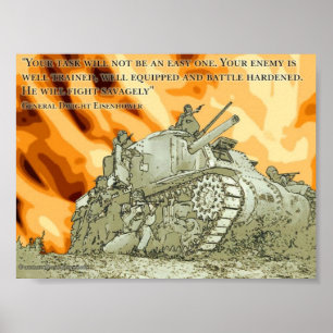 Propaganda för vintage WW2 Poster