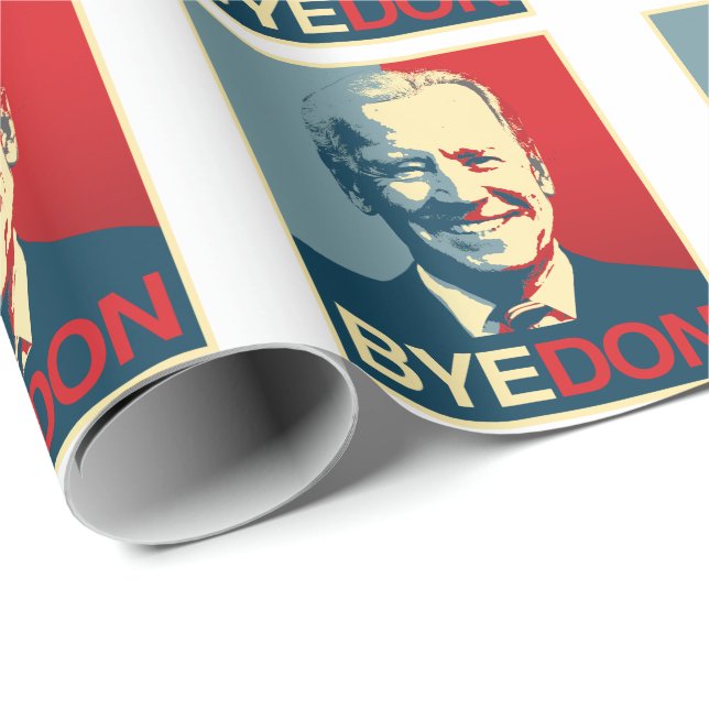 Propaganda Poster - BYE DON Presentpapper (Rullad Hörn)
