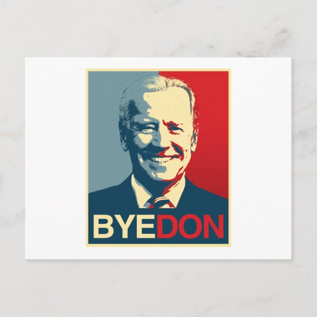 Propaganda Poster - BYE DON Vykort (Framsida)