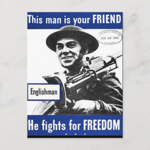 Propaganda Poster vykort