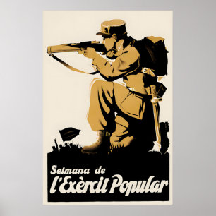Propagandaaffisch för det spanska inbördeskriget A Poster