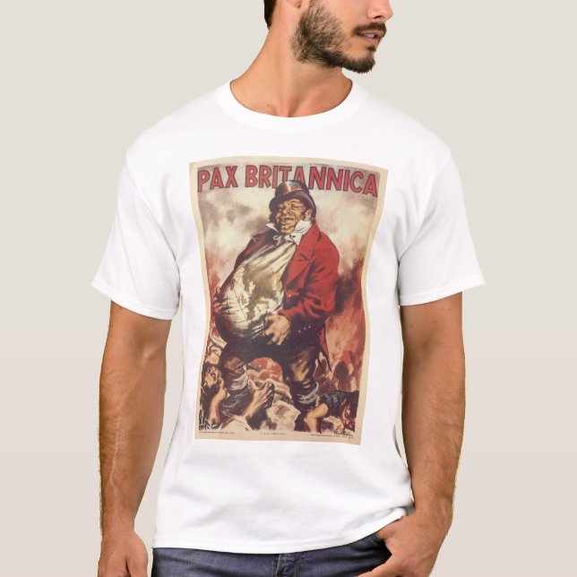 Propagandaaffisch för Pax Britannica Tee Shirt (Framsida)