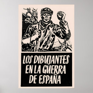 Propagandaposter från spanska inbördeskriget Konst Poster