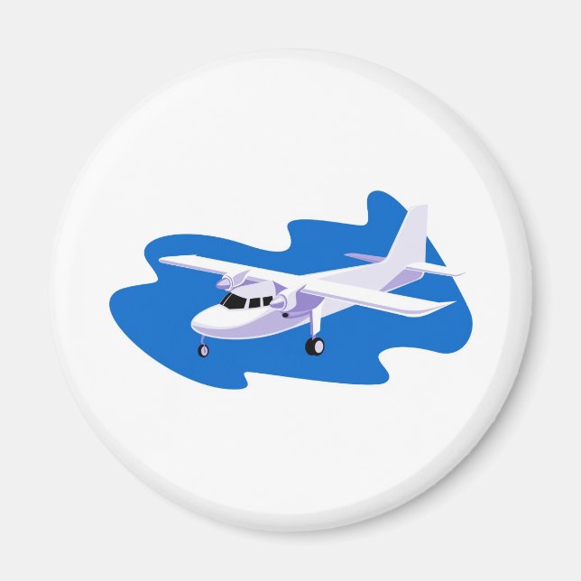 propeller flygplan-flygplan som flyger från Cessna Magnet (Framsidan)