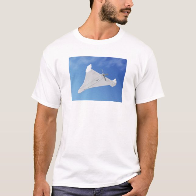 Propeller militär övervakningsdrönare t shirt (Framsida)